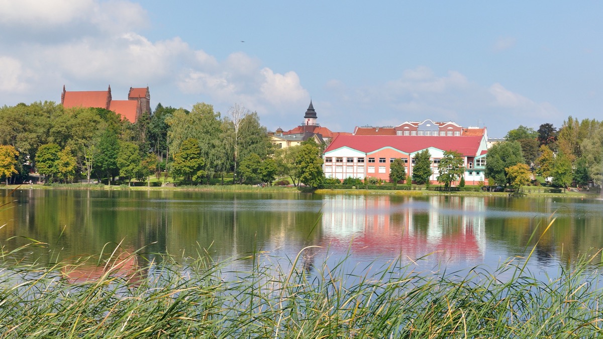 Panorama Iławy nad Jeziorakiem