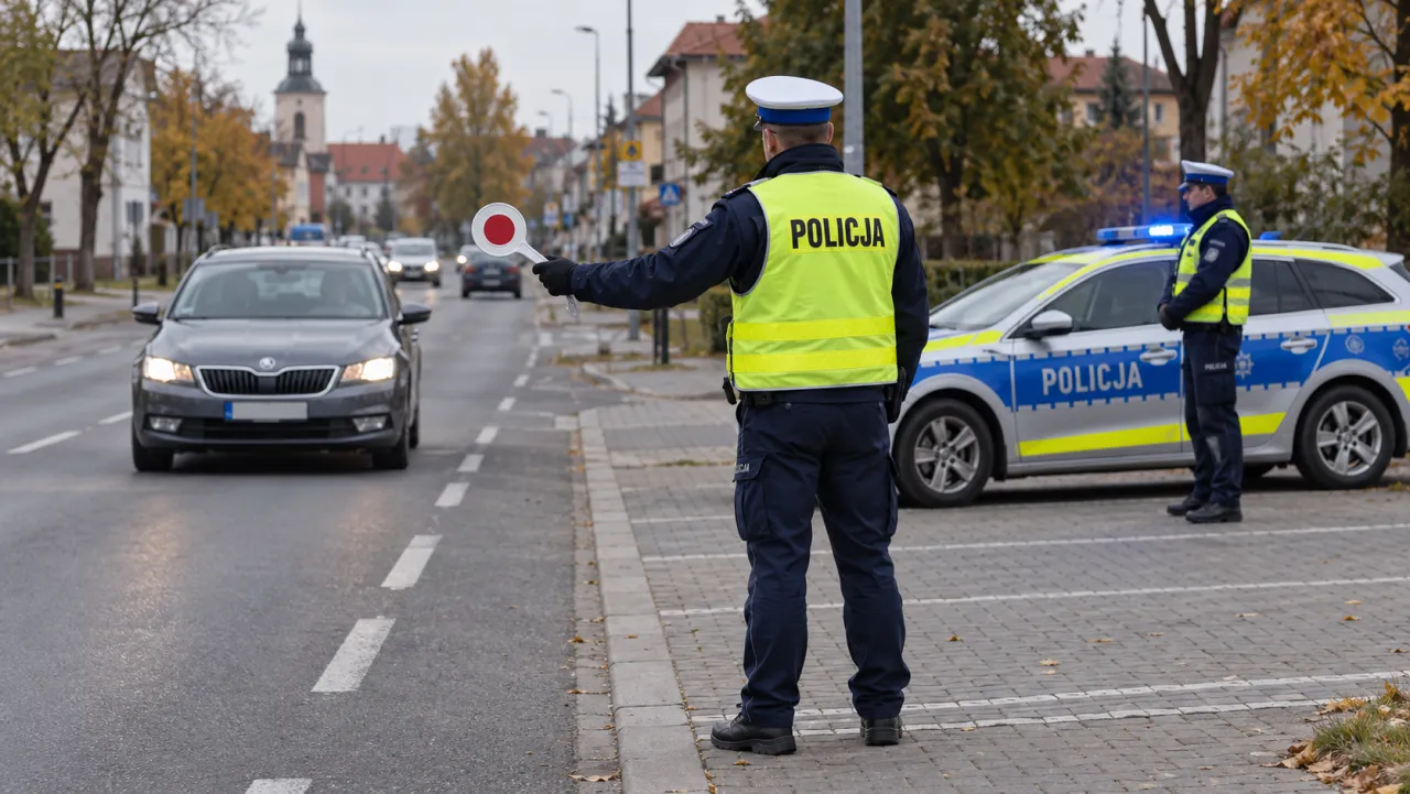 Policja zatrzymała prawo jazdy kierowcy jadącego 105 km/h w terenie zabudowanym