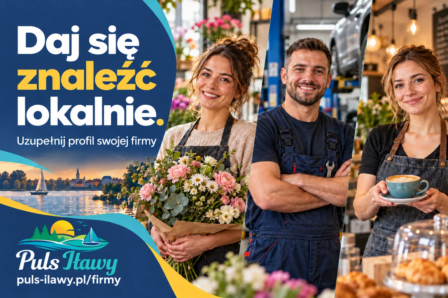 Daj się znaleźć lokalnie. Uzupełnij profil swojej firmy w Pulsie Iławy.