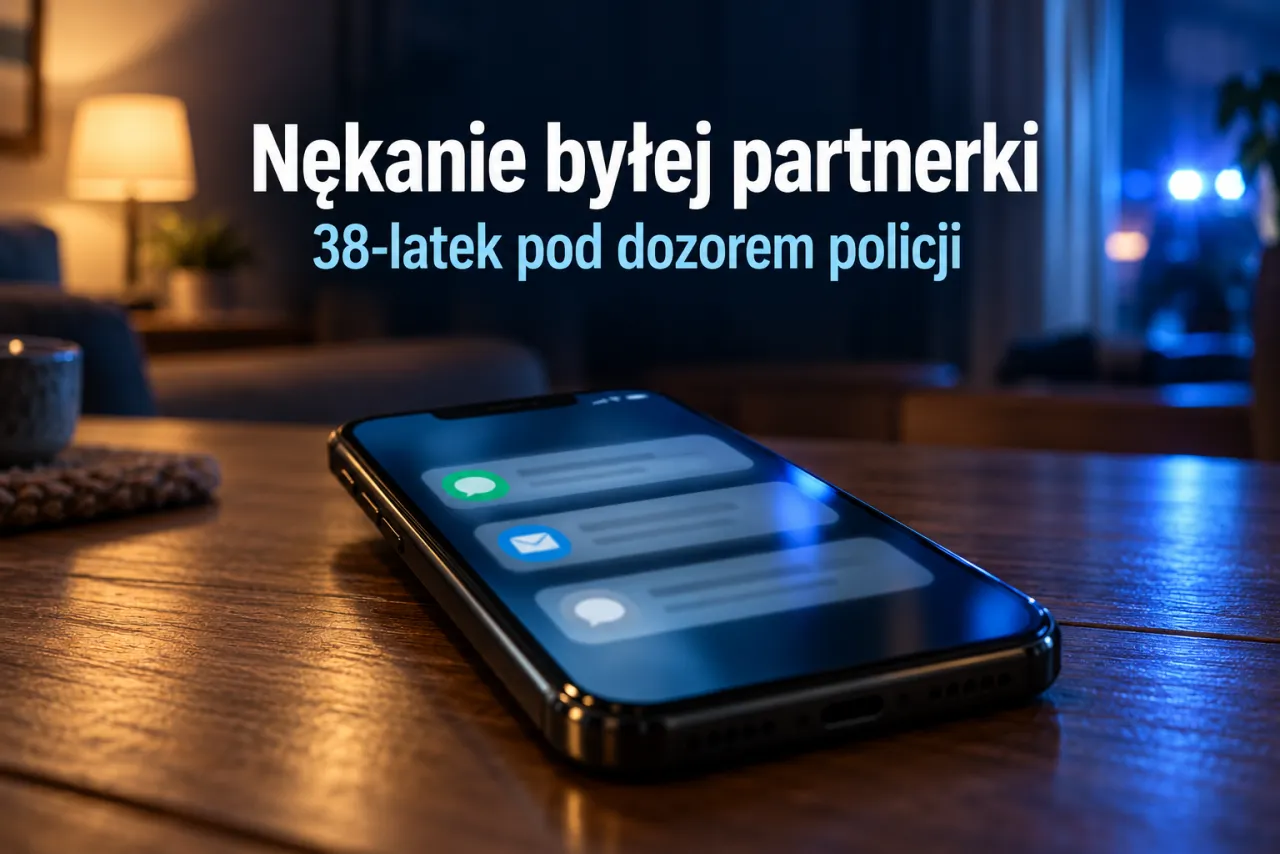 38-latek z zarzutem uporczywego nękania byłej partnerki. Prokurator zastosował dozór