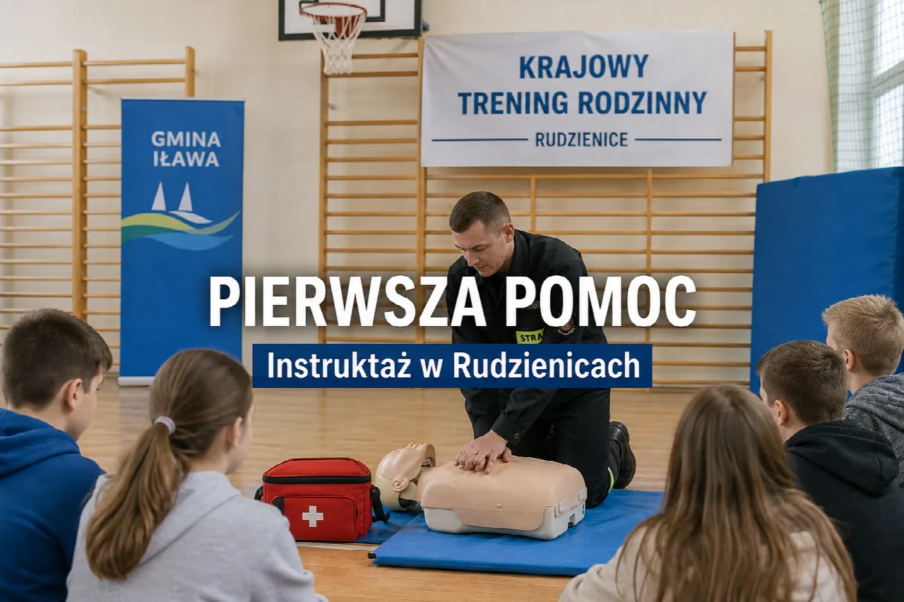 Ilustracja symboliczna: Instruktaż pierwszej pomocy podczas Krajowego Treningu Rodzinnego w Rudzienicach