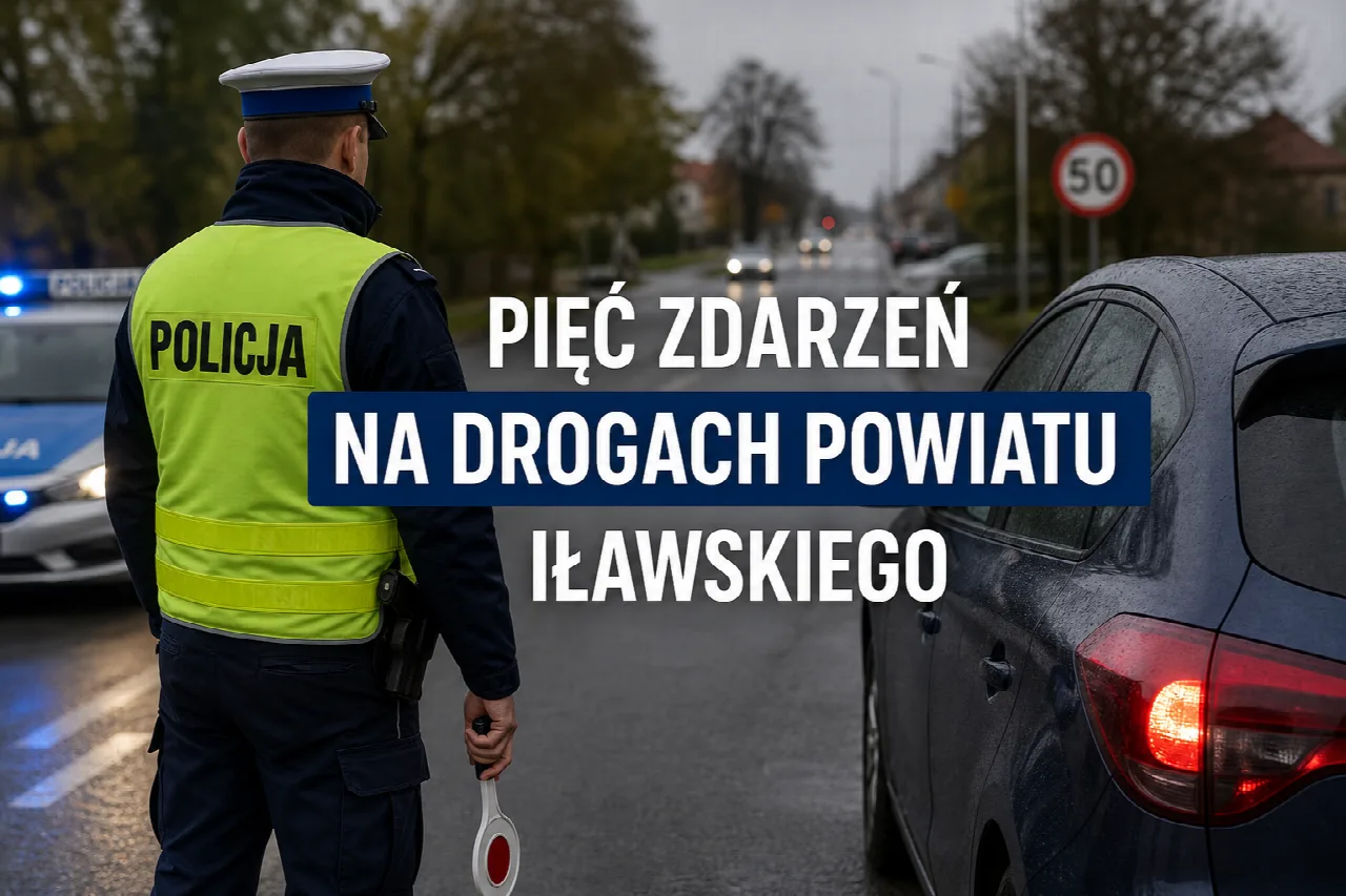 Ilustracja symboliczna: Zderzenie, jazda bez uprawnień i alkohol. Policja opisała pięć zdarzeń na drogach powiatu iławskiego